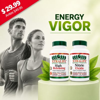 Combo HGH Releasing Supplements + Nitric Oxide Supplement Capsules – Xtralife