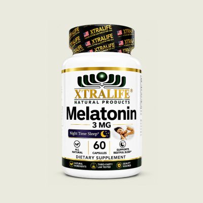 Melatonin Sleep Aid Supplement in Capsules