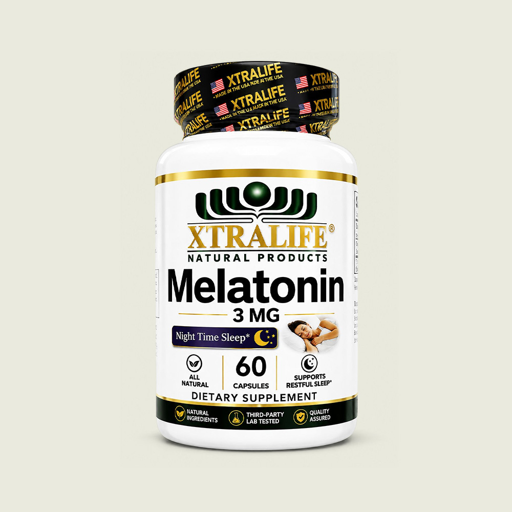 Melatonin Sleep Aid Supplement in Capsules
